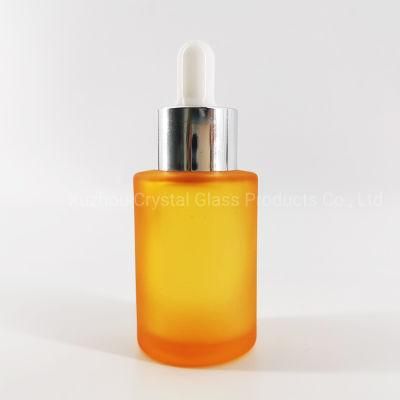 30ml Frosted Transparent Essential Oil Glass Bottle Dropper