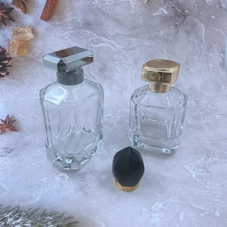 Hot 30ml 50ml Cosmetic Packaging Bottles Wholesale Empty Spray Clear Perfume Glass Bottle
