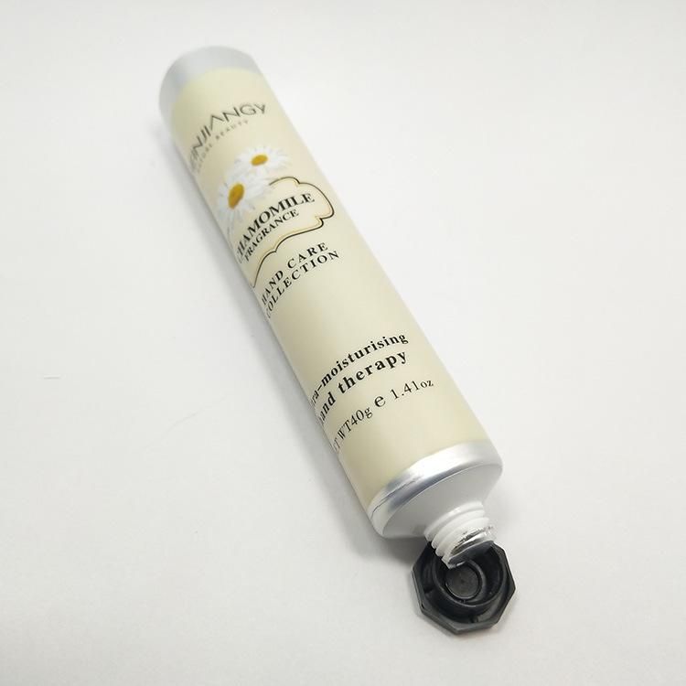 Cosmetic Plastic Hand Cream Tube Essential Soft Green Plastic PE Abl Hand Cream Packaging Tubes