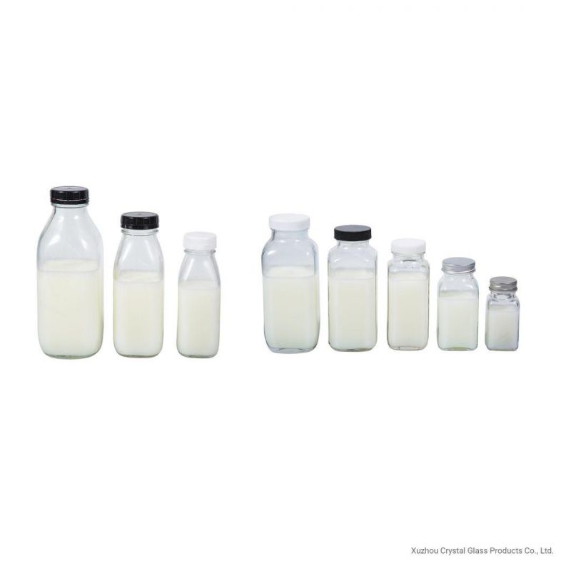 250ml-300ml Juice Beverage Milk Kombucha Glass Bottles with Flip Top