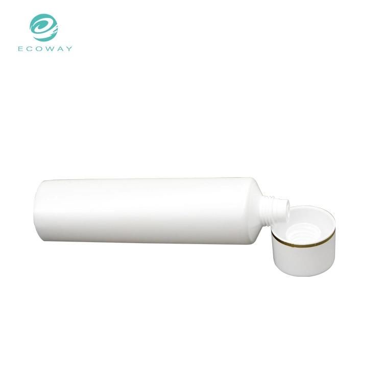 White Screw Cap a Circle of Bronzing White Bare Tube PE 45ml Custom Logo Bb and Cc Cream Tube