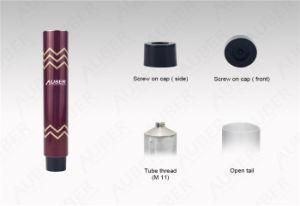 D32mm Wine Red Empty Collapsible Aluminum Tubes