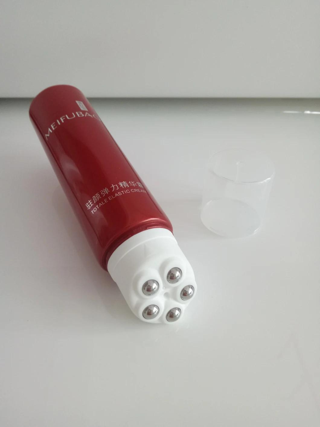 Empty Massage Applicator Stainless Steel Roll Ball Body Care Tube