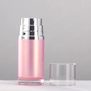 15ml Clear Frosted Custom Decorated Airless Bottles