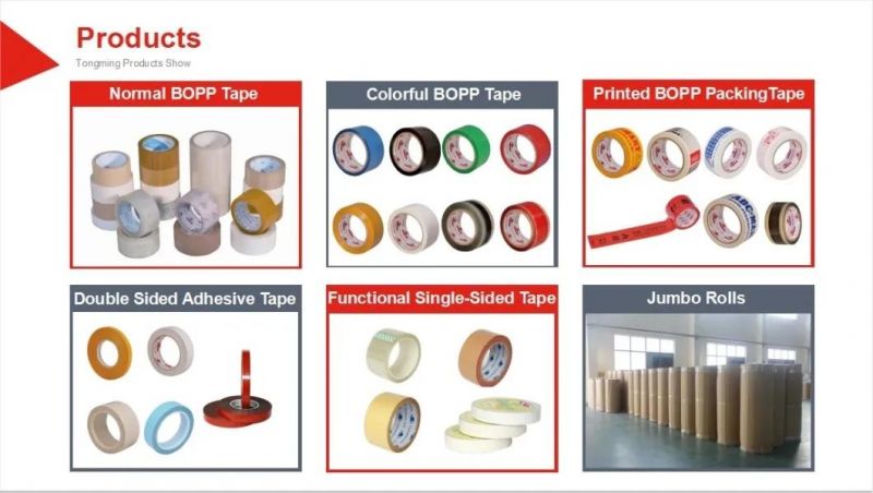High Strength Clear Packaging Tape/BOPP Adhesive Printed Packing Sealing Tape