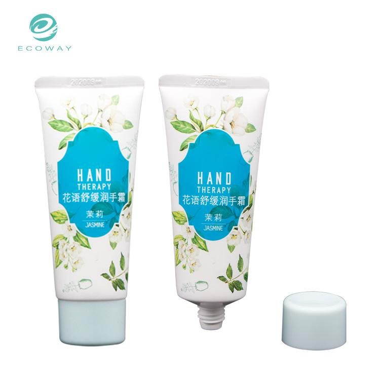 Lotion Hand Cream Packaging Soft Cosmetic Plastic Tube with Small Floral Pattern