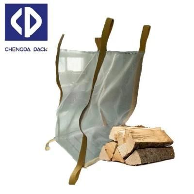 Breathable Ventilate Big Bag Firewood Mesh PP Bags for Onion Potato Firewood