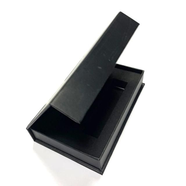 Custom New Design Printing Black Magnetic Gift Box with Foam Insert