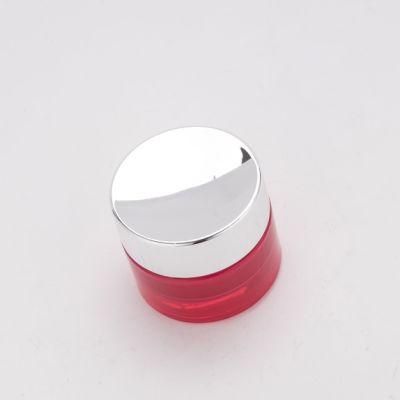 Red Color 50g Glass Cream Jar with Custom Logo