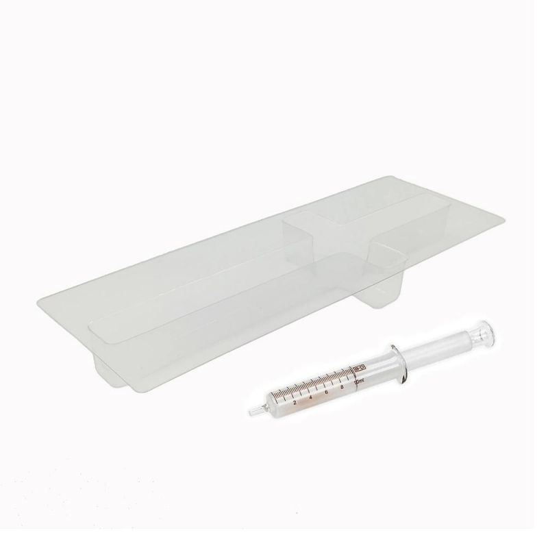 Thermoformed Tray Cosmetic Syringe Blister Packaging