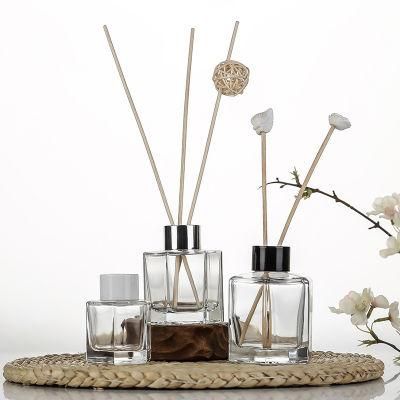100ml Hexagon Shape Reed Diffuser Glass Bottle with Lids