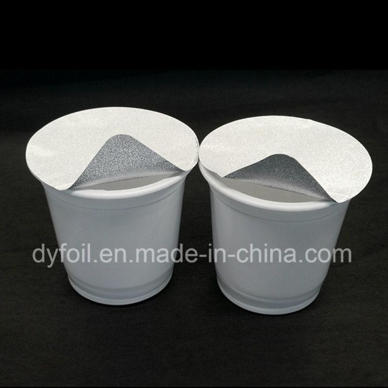 Printed & Embossed Die Cut Foil Sealing Lids for Beverage/Juice Cup