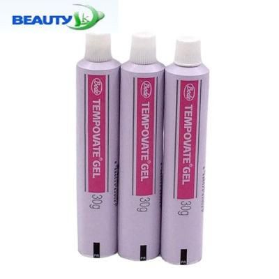 Pharmaceutical Super Long Nozzle Collapsible Aluminum Vaginal Gel Packaging Tube