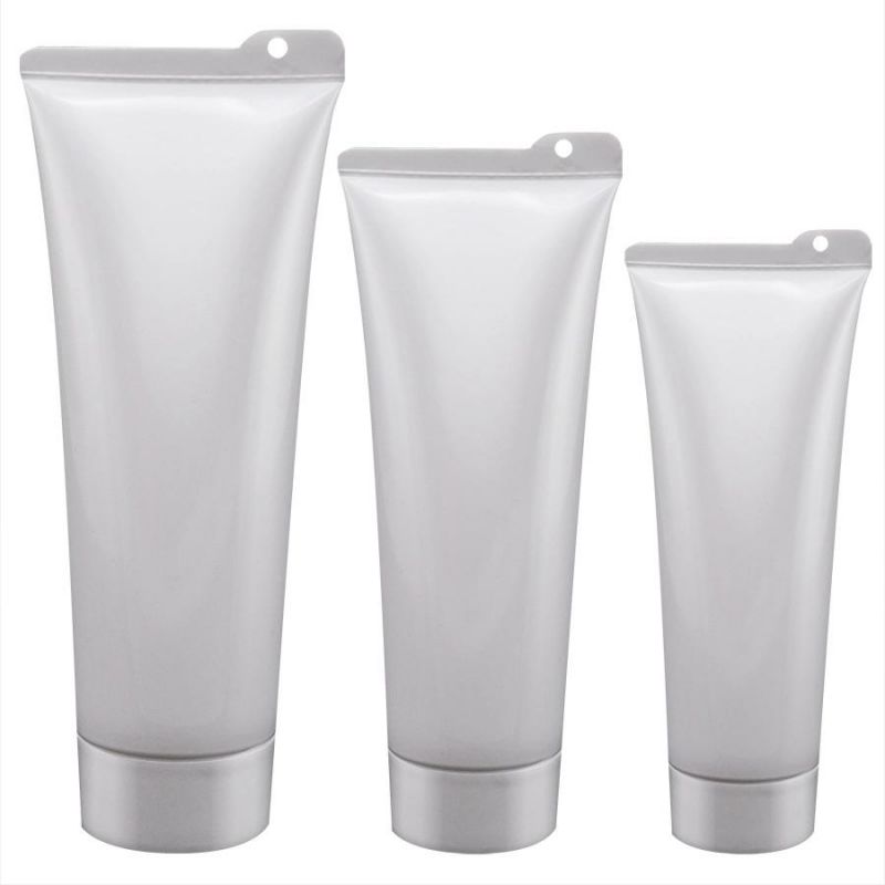 Glossy Matte Black Soft Cosmetic Hand Cream Lotion Squeeze Tube