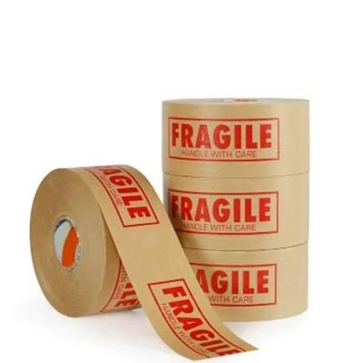 Custom Printed Water Activated Reinforced Kraft Paper Gummed Tape