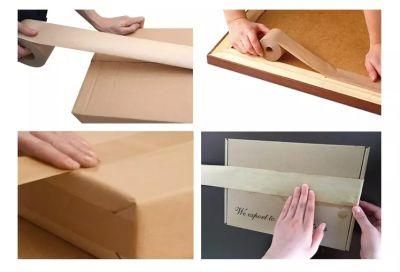 Strong Water Activated Adhesive Reinforced Packing Kraft Paper Tape