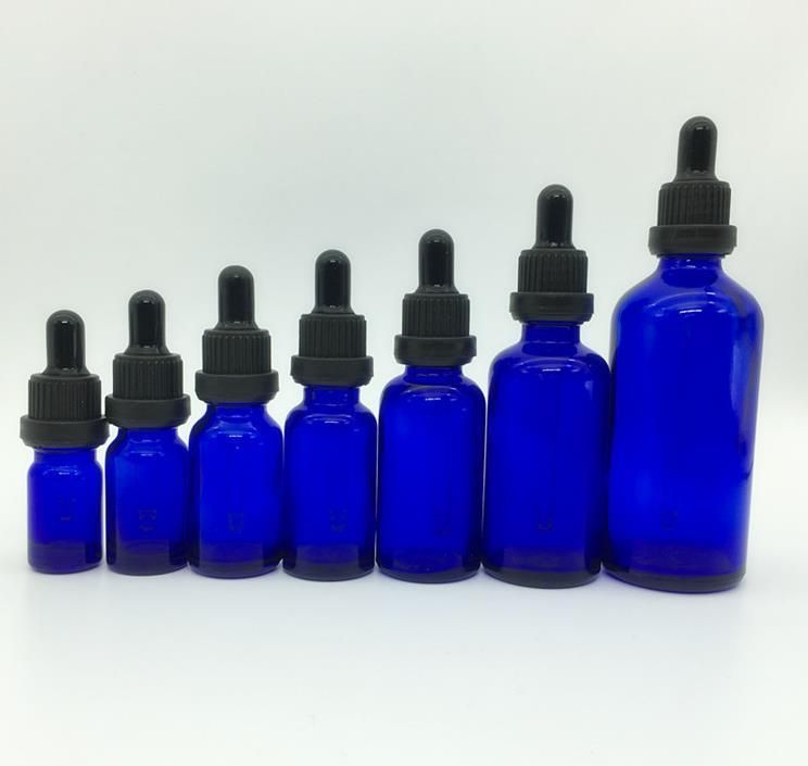 15ml 20ml 30ml 50ml Cobalt Blue Glass Dropper Bottle