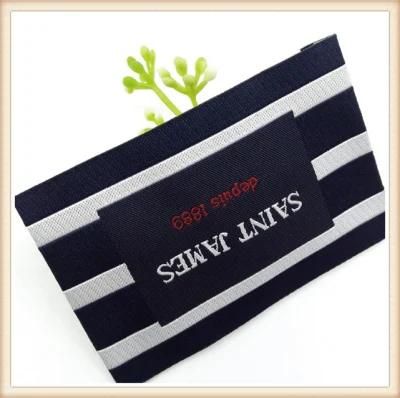 Woven Textile Patches Logo Design as Clothing Labels