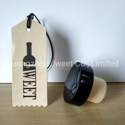 Wholesale Customized Synthetic Cork Liquor Bottle Metal Plug Cap