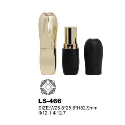 Irregular Shape Gold Lipstick Tube Luxury Shiny Lipstick Container