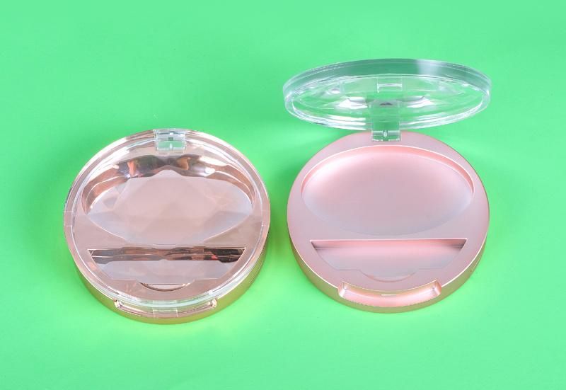 2021 Fashion New Golden Eye Shadow Case Empty Cosmetic Container for Makeup Case