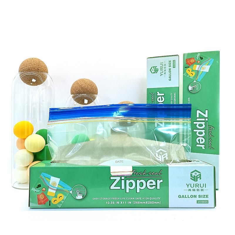 LDPE Transparent Transportation Quart Plastic Zip Lock Bag