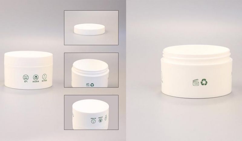 75g Recyclable PCR PP Empty Plastic Cosmetics Cream Jar Packaging Green Recycle Cosmetic Container