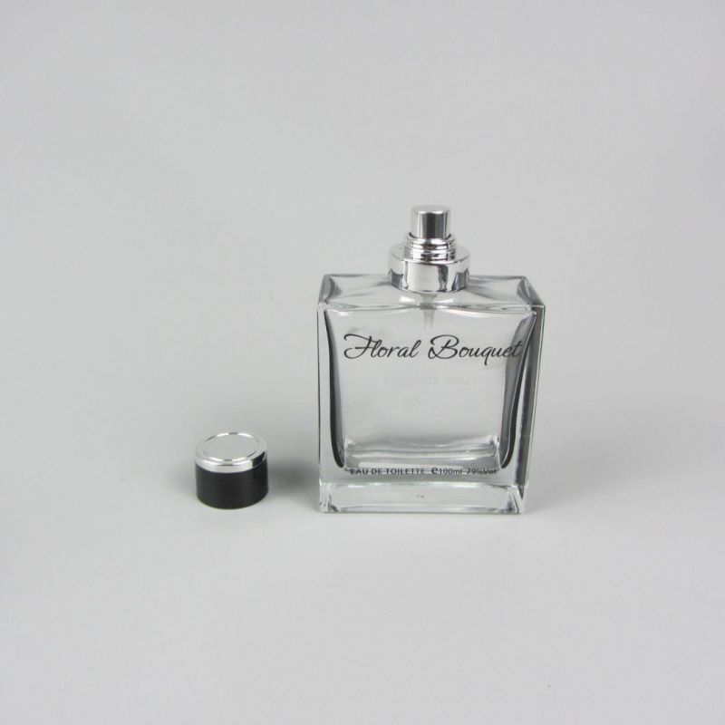 Refillable Custom 100ml Spray Empty Glass Perfume Bottle