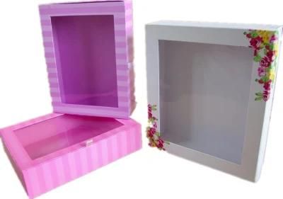 Window Colorful Fancy Pringting Display Gift Chocolate Luxury Customized Box