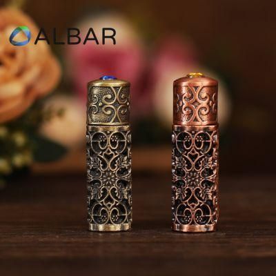 Matte Look Metal Zamac Perfume Bottles in Antique Zamac Color with Customization