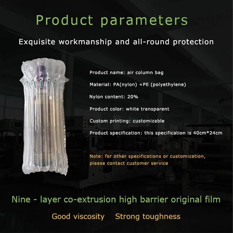 Factory Price Manufacturer Supplier Plastic Bubble Protector Packaging Wine Bottle Air Bag with Cheap Prices