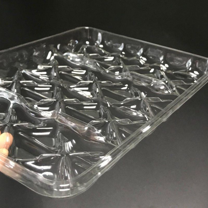 Plastic PET food container tray clear insert products packaging