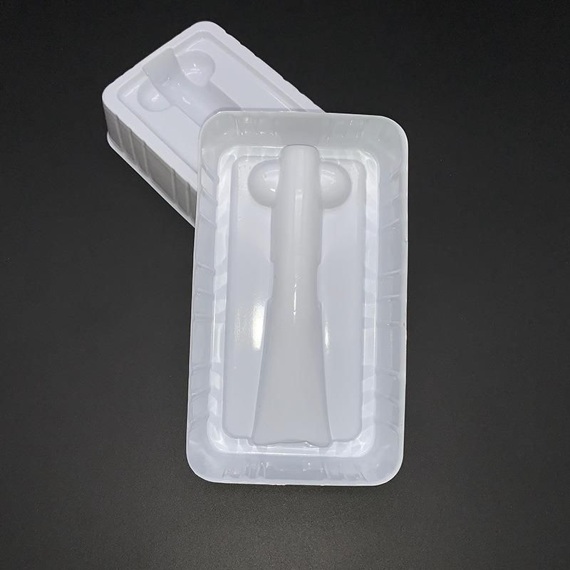 Custom Small White PS Plastic Blister Cosmetic Packaging boxes Tray