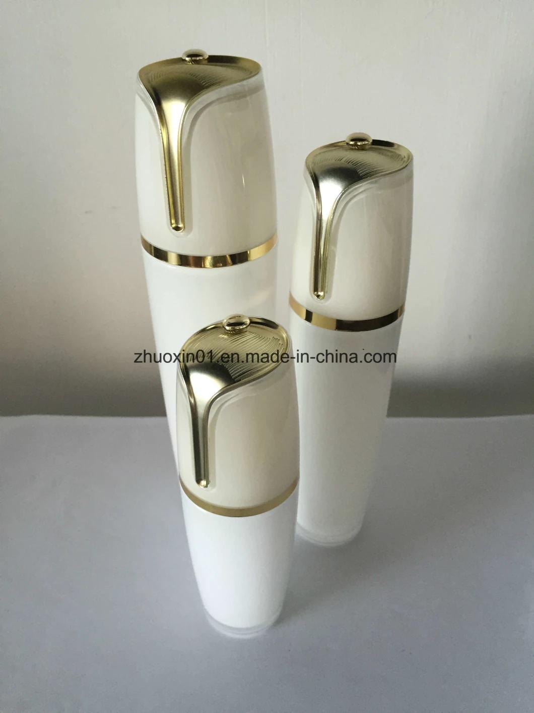 Luxury Set Acrylic Cream Jar Lotion Bottle for Cosmetics