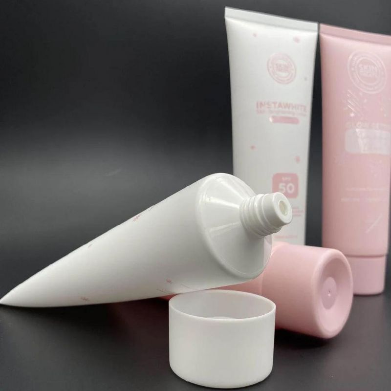 80ml Glossy Hot Stamping and Offset Printing Cosmetic Plastic Tube for Skin Glow Packaging