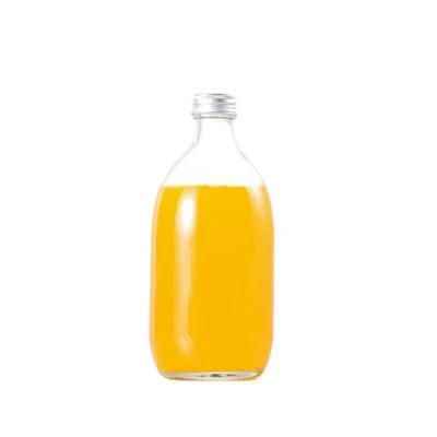 250ml 350ml 500ml Round Empty Juice Milk Tea Beverage Glass Bottle