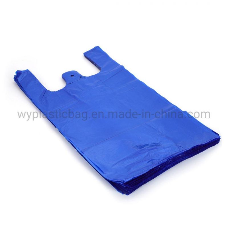 Grocery Plastic Bag Roll T-Shirt Shipping Bags Press Seal Poly T Shirt Clear White Bag