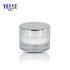 Silver Cap Cosmetics PS Plastic Moisturizing Cream Jars Empty Facial Lotion Containers 30g