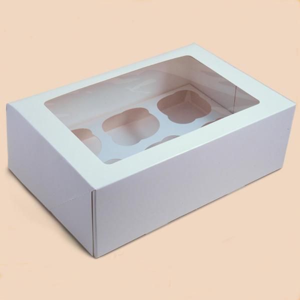 Eco-Friendly White Paper Box/Cupcake Box/Packing Box