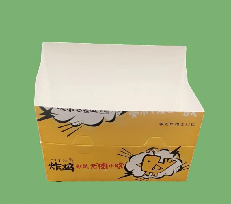 Custom Food Grade Paper Fast Food Packaging Roast Fried Chicken Take out Boxe