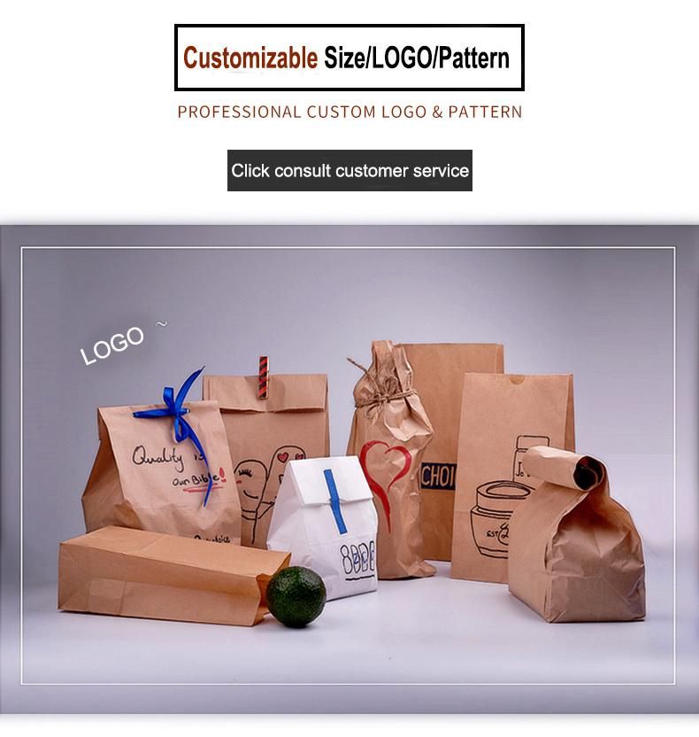 BBQ Paper Mushroom Papers Grilled Chicken Printing Takeaway Bag