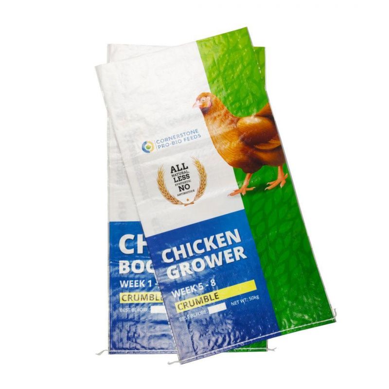 Sheep Feed 20kg Wholesale BOPP Laminated Packaging PP Woven Bag for Sale