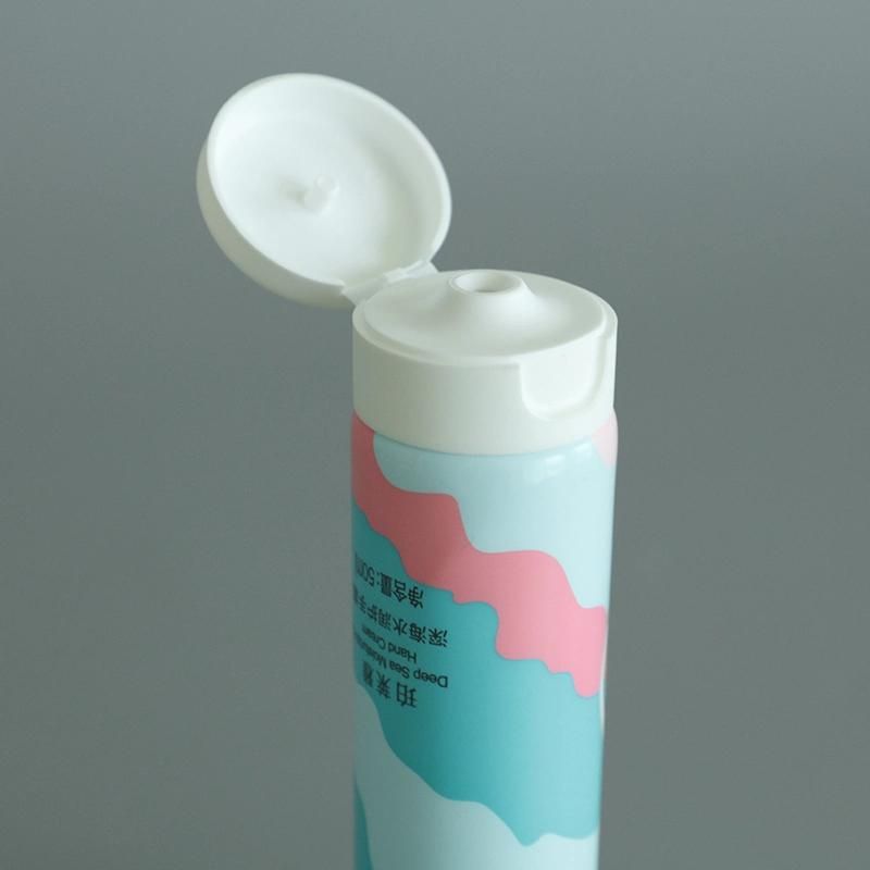 Plastic Cosmetic Tube with Aluminum Cap