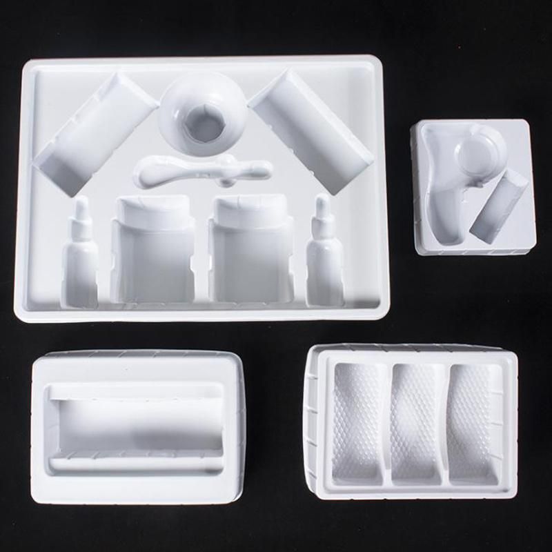 White Plastic Cardboard Blister Pack Blister Tray Supplier