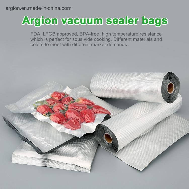 BPA-Free Aluminum-Aluminum Embossed Plastic Food Packaging Vacuum Bag Roll