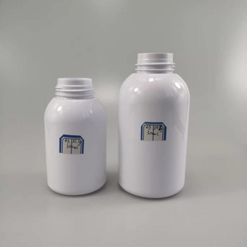 300ml 500ml Round Pet Facial Cleanser Press Bottle Hand Sanitizer Container Plastic Foam Bottle