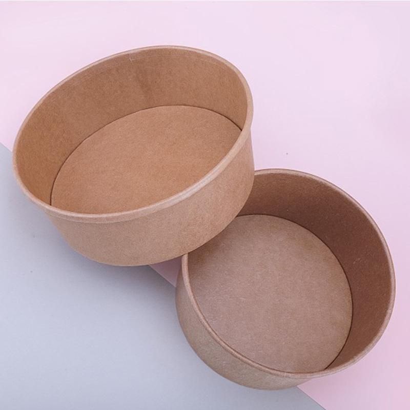 32oz Large Disposable Tableware Paper Take Away Bowls Fast Food Container with Lids