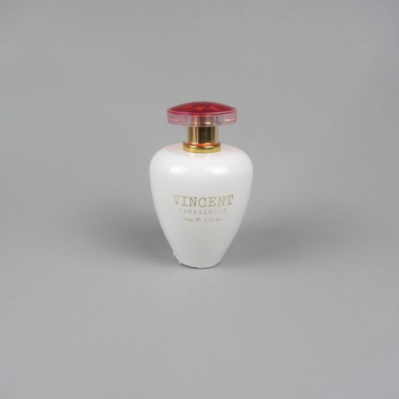 White Glass Perfume Cosmetic Bottle with Mist Spray Pump