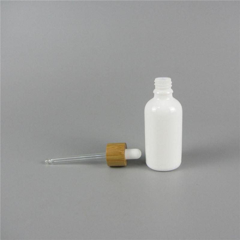 Round Shape Glass Transparent Glass Empty Dropper Bottle