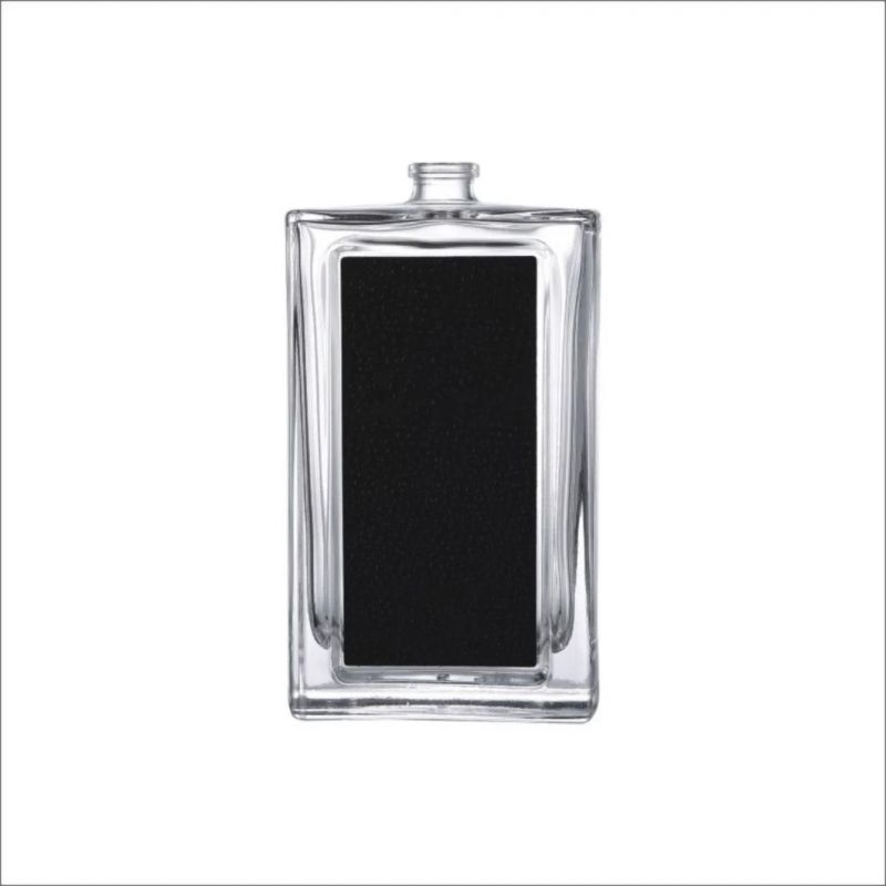 100ml a Concave Glass Bottle Empty Perfume Bottle Can Put Flower Paper on The Concave Surface.